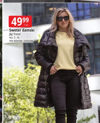 Sweter damski J & J Trend promocja w Leclerc
