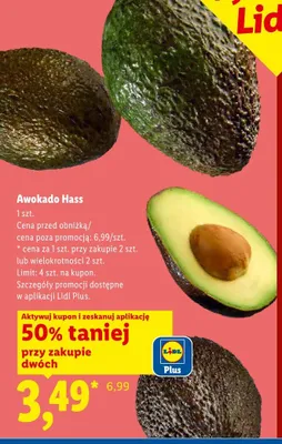 Awokado Hass Ryneczek Lidla promocja w Lidl