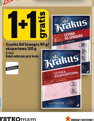 Szynka eksportowa Krakus promocja w TOPAZ