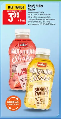 Napój Muller Shake promocja w POLOmarket