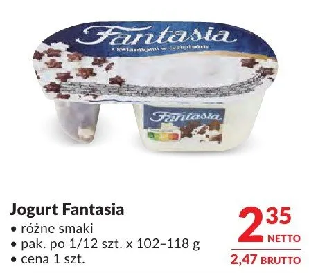 Jogurt Fantasia promocja w Makro