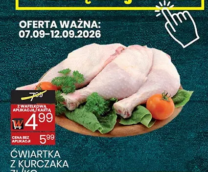 Ćwiartka z kurczaka promocja w Wafelek