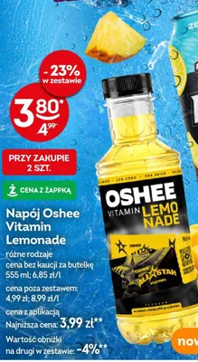 Napój Oshee Vitamin Lemonade Mango-Pineapple-Lemon promocja w Żabka