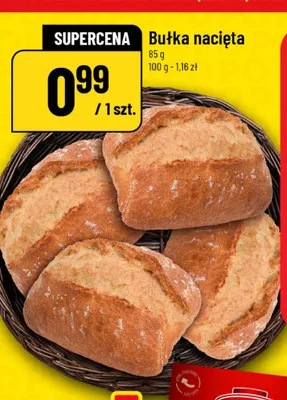 Bułka nacięta promocja w POLOmarket