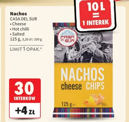 Nachos Cheese Casa Del Sur promocja w Intermarche