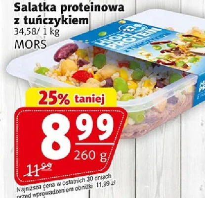 Sałatka proteinowa z tuńczykiem promocja w Prim Market