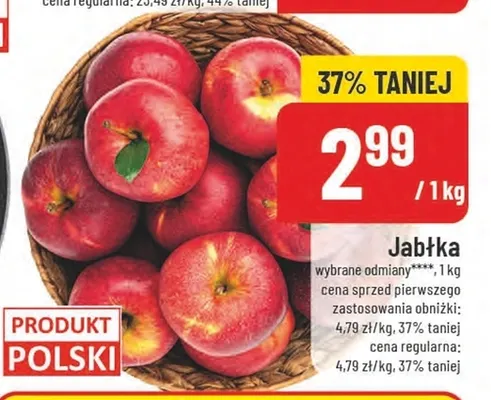 Jabłka promocja w POLOmarket