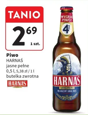 Piwo jasne pełne promocja w Intermarche