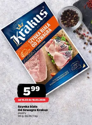 Szynka biała Auchan promocja w Netto