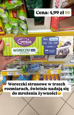 Woreczki strunowe mix promocja w Dino