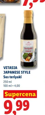 Sos teriyaki Vitasia Japanese Style promocja w Lidl