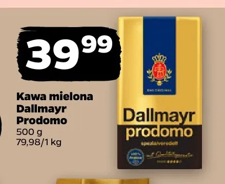 Kawa mielona Dallmayr Prodomo promocja w Netto