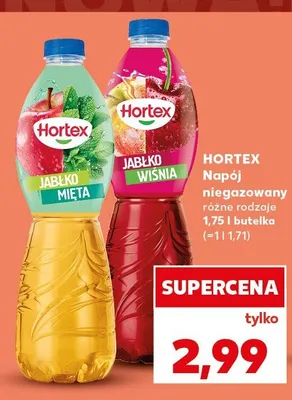 Napój niegazowany Hortex Jabłko Mięta promocja w Kaufland
