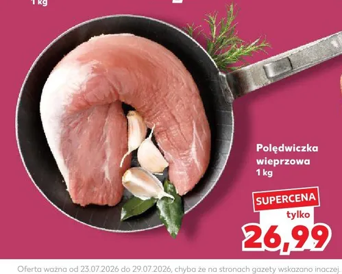 Polędwiczka wieprzowa promocja w Kaufland