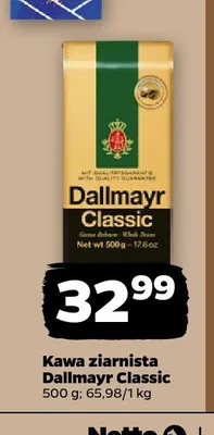Kawa ziarnista Dallmayr Classic promocja w Netto