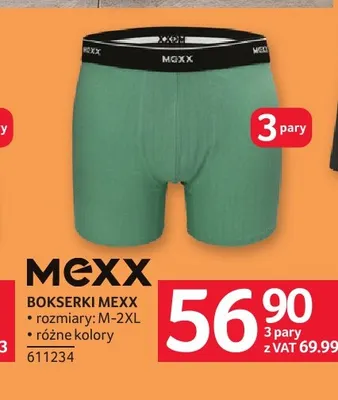 Bokserki Mexx 3-pak promocja w Selgros