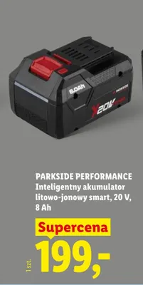Inteligentny akumulator litowo-jonowy smart PARKSIDE PERFORMANCE 20V 8Ah promocja w Lidl