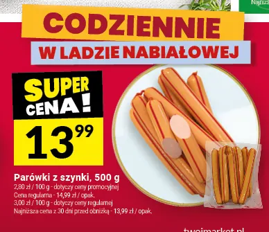 Parówki z szynki promocja w Twój Market