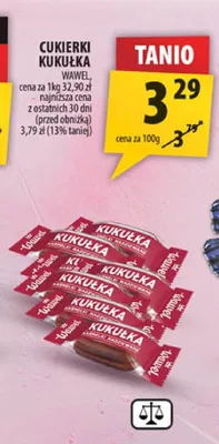 Cukierki Kukułka Wawel promocja w Arhelan