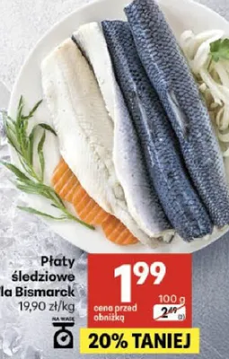 Płaty śledziowe a'la Bismarck promocja w Delikatesy Centrum