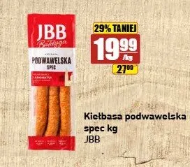 Kiełbasa podwawelska spec JBB Bałdyga promocja w API Market