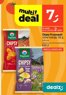 Chipsy różne rodzaje promocja w Dealz