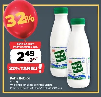 Kefir Robico promocja w Netto