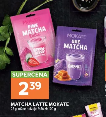 Matcha Latte Ube Matcha Caramel Mokate promocja w Stokrotka