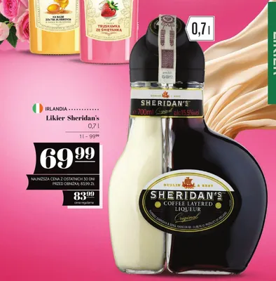 Likier Sheridan's promocja w POLOmarket