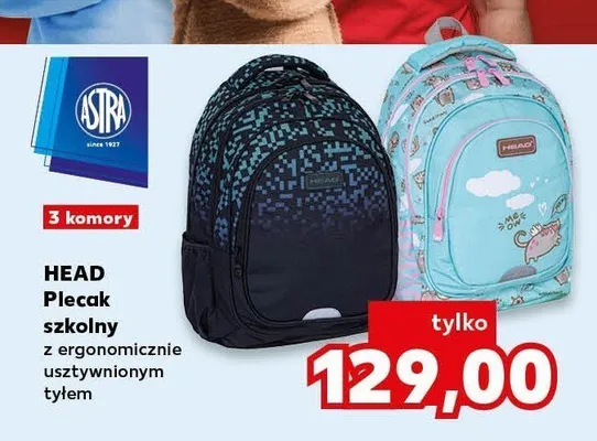 Plecak szkolny Head promocja w Kaufland