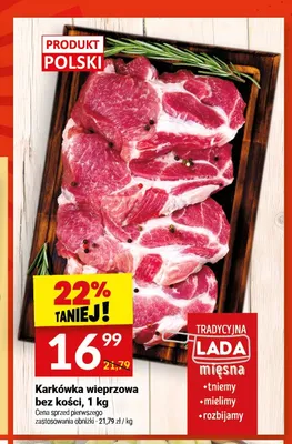 Karkówka wieprzowa bez kości promocja w Twój Market