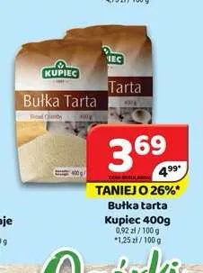 Bułka tarta Kupiec promocja w Delfin