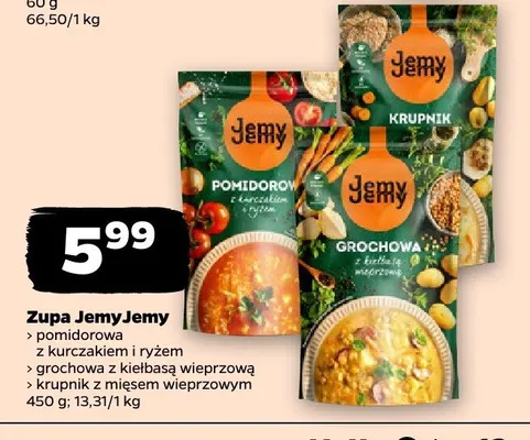 Zupa pomidorowa z kurczakiem i ryżem promocja w Netto