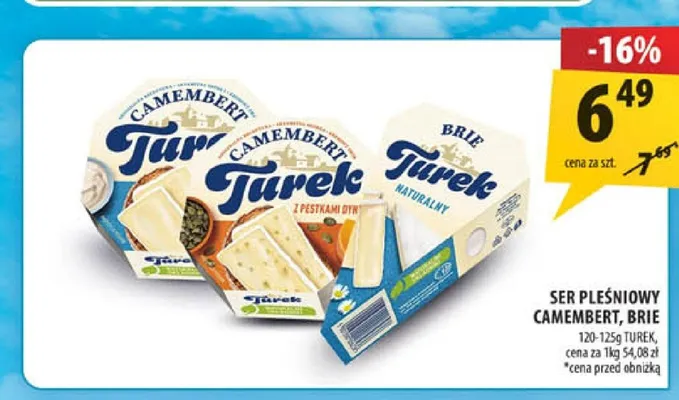 Ser pleśniowy Brie Turek promocja w Arhelan