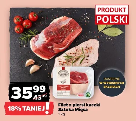 Filet z piersi kaczki promocja w Netto