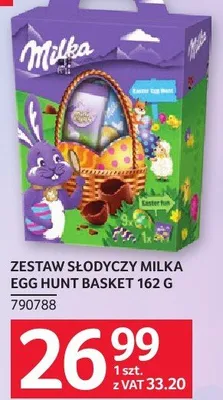 Zestaw słodyczy Milka Egg Hunt Basket 162 g promocja w Selgros