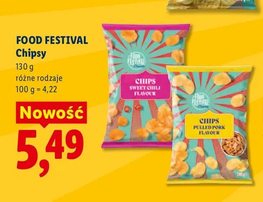 Chipsy Pulled Pork Food Festival promocja w Lidl