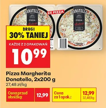 Pizza Margherita 2x200 g promocja w Biedronka