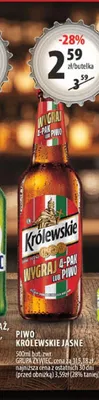 Piwo Królewskie Jasne promocja w Arhelan