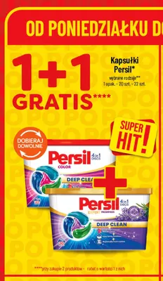 Kapsułki do prania Persil 4in1 Discs Color promocja w POLOmarket