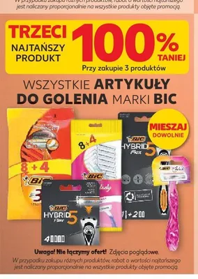 Maszynka do golenia Bic Hybrid 5 Flex promocja w Kaufland