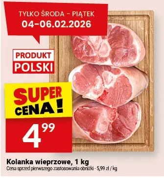 Kolanka wieprzowe, 1 kg promocja w Twój Market