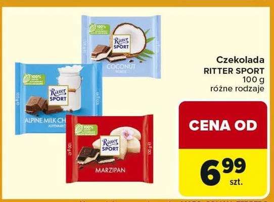 Czekolada różne rodzaje promocja w Carrefour