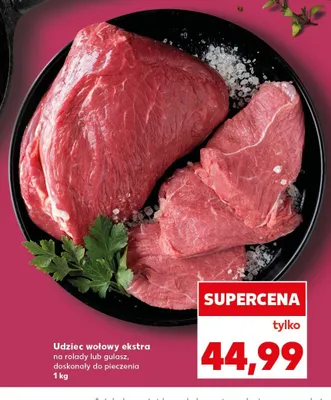 Udziec wołowy ekstra promocja w Kaufland