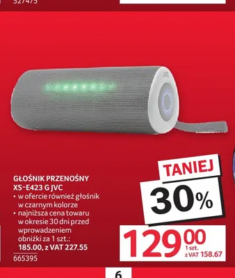 Głośnik przenośny XS-E423 g Jvc promocja w Selgros