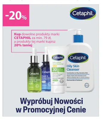 Kosmetyki Cetaphil promocja w Hebe