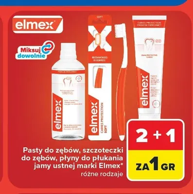 Szczoteczka do zębów Elmex Caries Protection Soft promocja w Carrefour