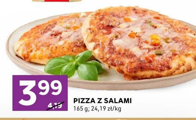 Pizza z salami promocja w Stokrotka