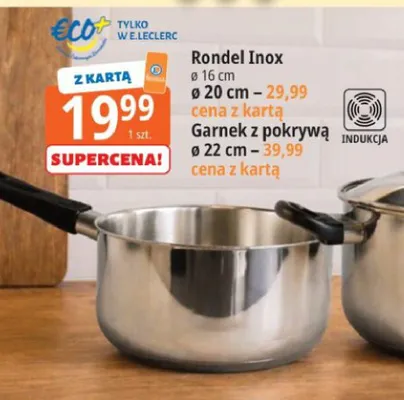 Rondel Inox ø16cm promocja w Leclerc