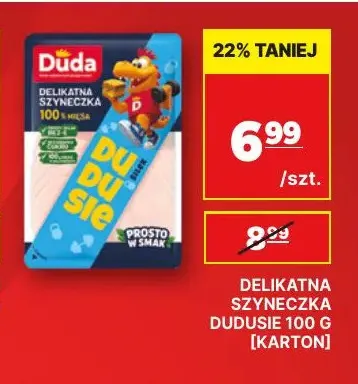 Delikatna szyneczka Dudusie Duda promocja w API Market